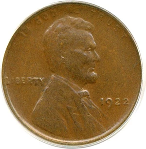 image for: 1922 no D 1c Strong Reverse PCGS AU50