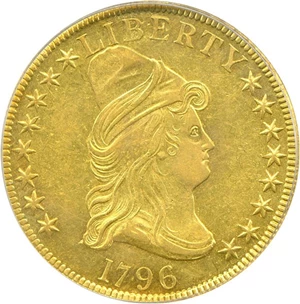 image for: 1796 $10 PCGS AU58