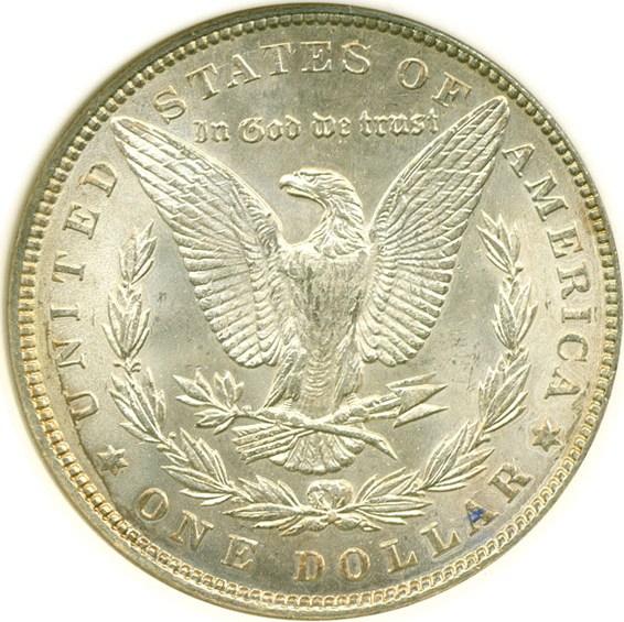 image for: Hot 50 VAM: 1897 $1 doubled Stars ANACS MS64 (VAM 8)