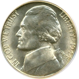 image for: 1944-S 5c PCGS MS66