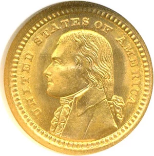 image for: 1903 G$1 Jefferson NGC MS66