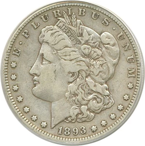 image for: 1893-S $1 PCGS VF30