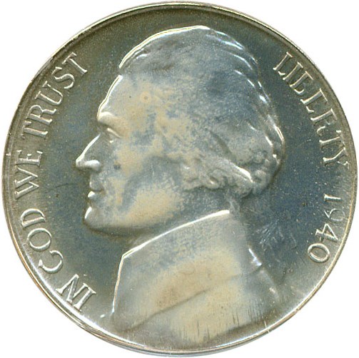 image for: 1940 5c  PCGS Proof 66 