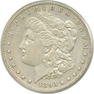 image for: 1893-S $1 PCGS VF30