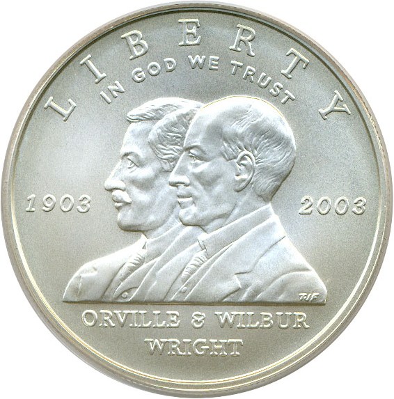 image for: 2003-P $1 First Flight PCGS MS69