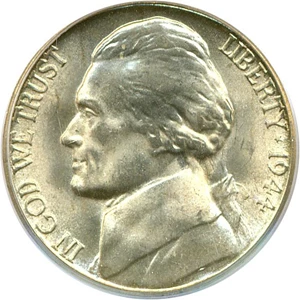 image for: 1944-S 5c PCGS MS66 ex: Benson