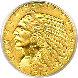 image for: 1913 $5 PCGS MS62