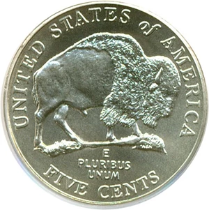 image for: 2005-P 5c Bison - Satin Finish (SMS) MS67SF