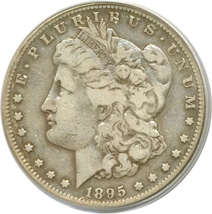 image for: 1895-S $1 PCGS F12