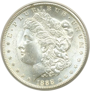 image for: 1888-S $1 PCGS MS64