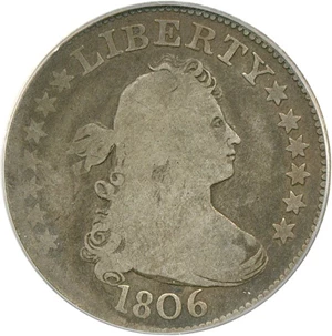 image for: 1806 25c PCGS VG-8