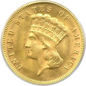 image for: 1878 $3 PCGS MS64