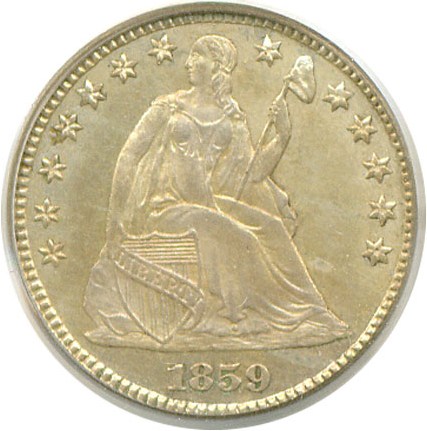 image for: 1859 H10c  PCGS MS66