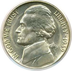 image for: 1939 5c Reverse of 1940 PCGS MS66