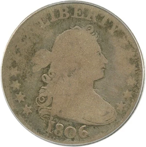 image for: 1806 25c PCGS Good-4