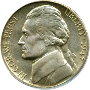 image for: 1947-S 5c PCGS MS65 FS