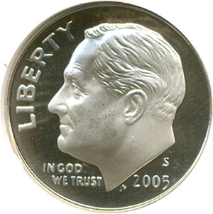 image for: 2005-S 10c NGC Proof 69 UCameo