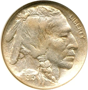 image for: 1913-D 5c Type 2 NGC AU55