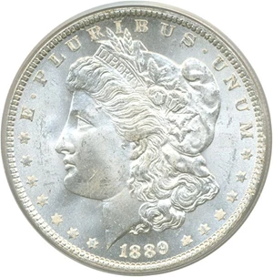 image for: 1889 $1 PCGS MS65