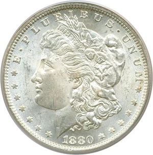 image for: 1880-O $1 PCGS MS64