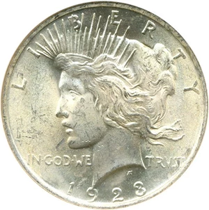 image for: 1923 $1 NGC MS63