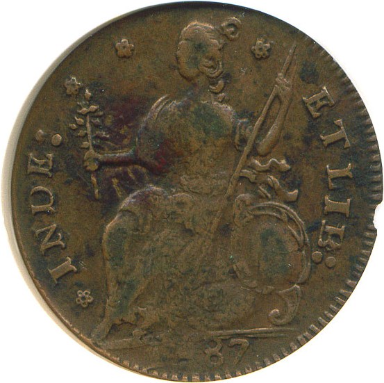 image for: 1787 Connecticut Draped Bust NGC XF45 BN