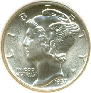 image for: 1937 10c NGC MS67 FB