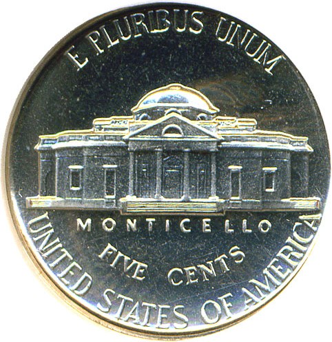 image for: 1940 5c Reverse of 1940 NGC Proof 67