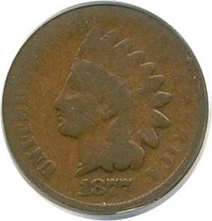 image for: 1877 1c PCGS AG03 BN
