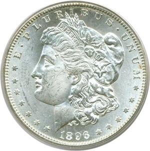 image for: 1896-S $1 PCGS/CAC MS64
