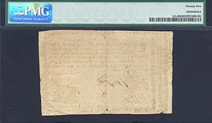 image for: Georgia: Fr.GA65 1776 2s/6d PMG VF25