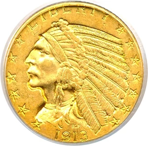 image for: 1913 $5 PCGS MS62