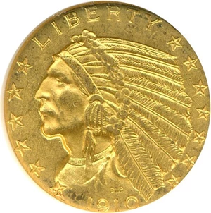 image for: 1910 $5 NGC MS61