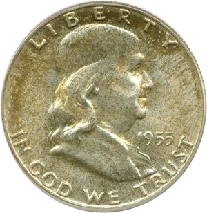 image for: 1955 50c PCGS MS65 FBL
