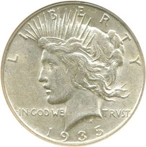 image for: 1935-S $1 NGC AU55