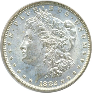 image for: 1882-O $1 PCGS MS62
