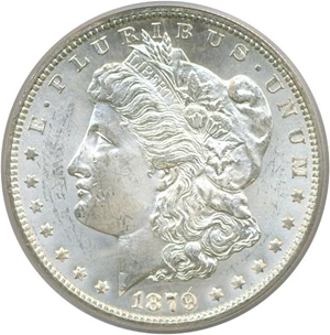 image for: 1879-S $1 Rev.'78 PCGS MS64