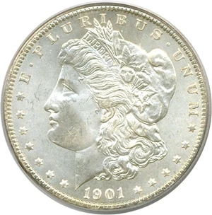 image for: 1901-O $1 PCGS MS65