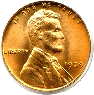 image for: 1939 1c PCGS MS66 RD