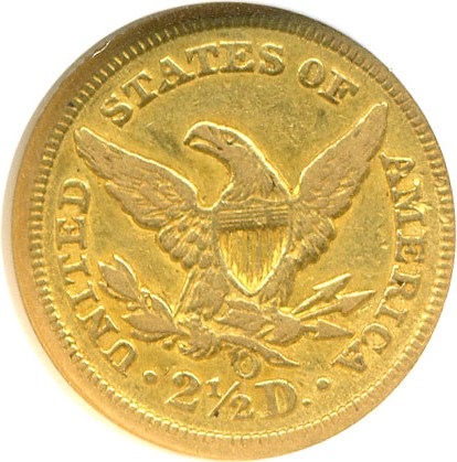 image for: 1856-O $2 1/2  NGC XF45