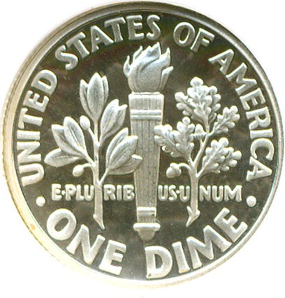 image for: 1995-S 10c Silver NGC Proof 69 UCameo