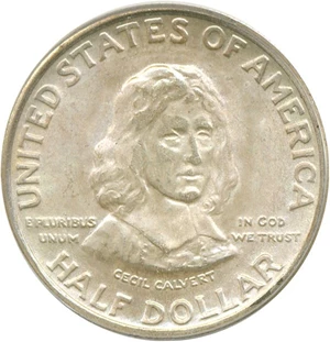 image for: 1934 50c Maryland PCGS MS66