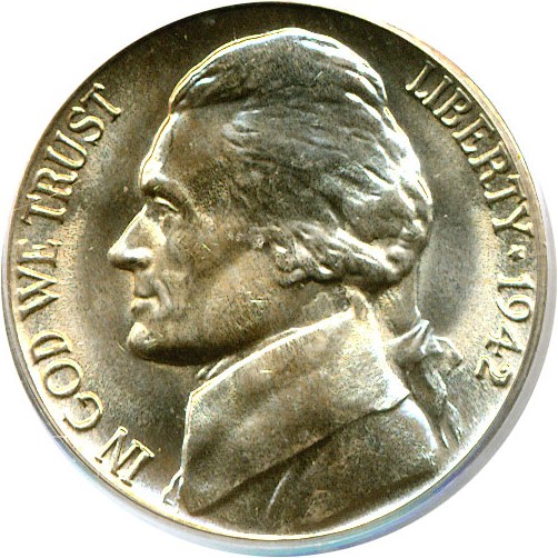 image for: 1942-D 5c  PCGS MS66 FS