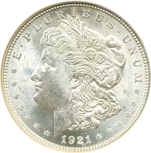image for: 1921 $1 Morgan NGC MS64