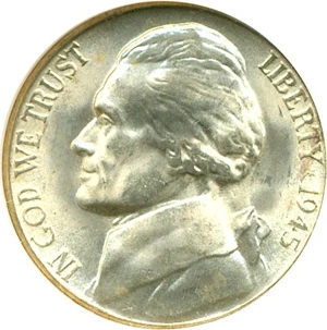 image for: 1945-S 5c NGC MS67