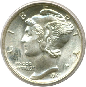 image for: 1941 10c PCGS MS66 FB