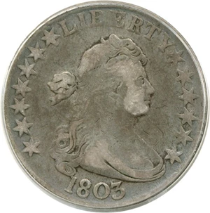 image for: 1803 50c PCGS VF25