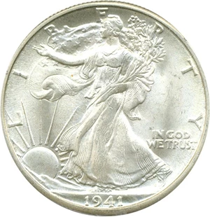 image for: 1941-D 50c PCGS MS66