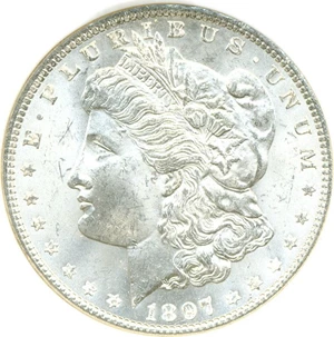 image for: 1897 $1 NGC MS64