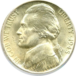 image for: 1945-P 5c PCGS MS65 FS